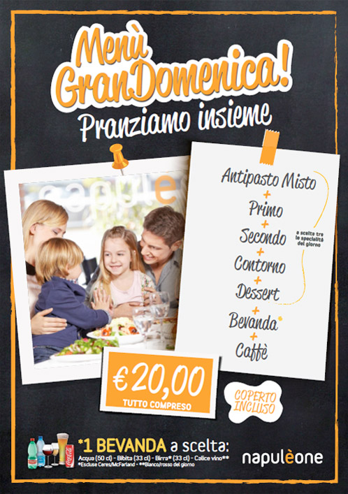Menu offerte Ristorante Pizzeria Caserta